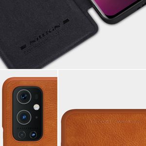 Nillkin Nillkin Qin skórzana kabura etui OnePlus 9 Pro czarny 14