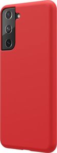 Nillkin Nillkin Flex Pure Pro Case gumowe elastyczne silikonowe etui pokrowiec Samsung Galaxy S21 5G czerwony (kompatybilny z MagSafe) 2