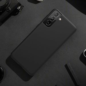 Nillkin Nillkin Flex Pure Pro Case gumowe elastyczne silikonowe etui pokrowiec Samsung Galaxy S21+ 5G (S21 Plus 5G) czarny (kompatybilny z MagSafe) 7