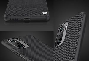 Nillkin Nillkin Textured Case wytrzymałe wzmocnione etui z żelową ramką i nylonem na tyle Xiaomi Redmi K40 Pro+ / K40 Pro / K40 / Poco F3 / Mi 11i czarny 11