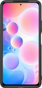 Nillkin Nillkin Textured Case wytrzymałe wzmocnione etui z żelową ramką i nylonem na tyle Xiaomi Redmi K40 Pro+ / K40 Pro / K40 / Poco F3 / Mi 11i czarny 2