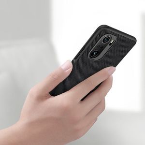Nillkin Nillkin Textured Case wytrzymałe wzmocnione etui z żelową ramką i nylonem na tyle Xiaomi Redmi K40 Pro+ / K40 Pro / K40 / Poco F3 / Mi 11i czarny 8