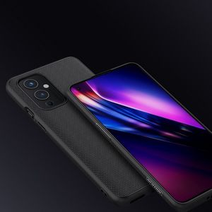 Nillkin Nillkin Textured Case wytrzymałe wzmocnione etui z żelową ramką i nylonem na tyle OnePlus 9 Pro czarny 12
