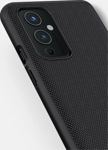 Nillkin Nillkin Textured Case wytrzymałe wzmocnione etui z żelową ramką i nylonem na tyle OnePlus 9 Pro czarny 15