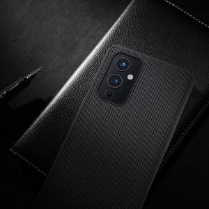 Nillkin Nillkin Textured Case wytrzymałe wzmocnione etui z żelową ramką i nylonem na tyle OnePlus 9 Pro czarny 20