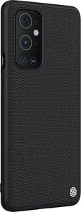 Nillkin Nillkin Textured Case wytrzymałe wzmocnione etui z żelową ramką i nylonem na tyle OnePlus 9 Pro czarny 6