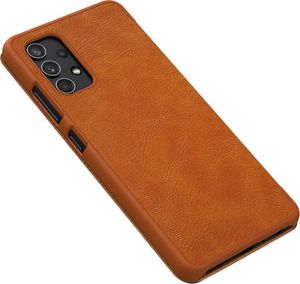 Nillkin Nillkin Qin skórzana kabura etui Samsung Galaxy A32 4G brązowy 7