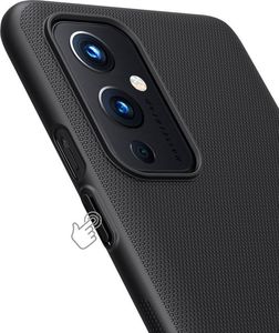 Nillkin Nillkin Super Frosted Shield wzmocnione etui pokrowiec + podstawka OnePlus 9 czarny 12