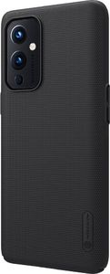 Nillkin Nillkin Super Frosted Shield wzmocnione etui pokrowiec + podstawka OnePlus 9 czarny 3