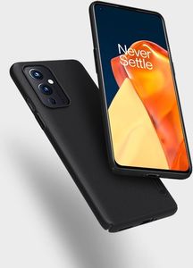 Nillkin Nillkin Super Frosted Shield wzmocnione etui pokrowiec + podstawka OnePlus 9 czarny 6