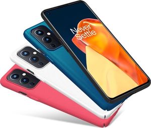 Nillkin Nillkin Super Frosted Shield wzmocnione etui pokrowiec + podstawka OnePlus 9 czarny 7