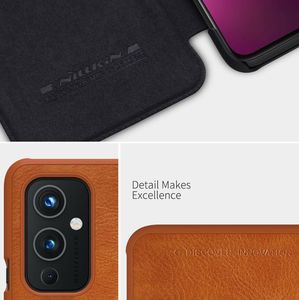 Nillkin Nillkin Qin skórzana kabura etui OnePlus 9 czarny 16
