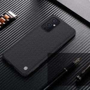 Nillkin Nillkin Textured Case wytrzymałe wzmocnione etui z żelową ramką i nylonem na tyle OnePlus 9 czarny 13