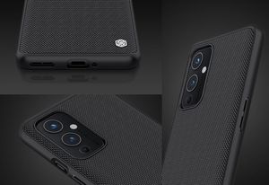 Nillkin Nillkin Textured Case wytrzymałe wzmocnione etui z żelową ramką i nylonem na tyle OnePlus 9 czarny 16