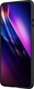 Nillkin Nillkin Textured Case wytrzymałe wzmocnione etui z żelową ramką i nylonem na tyle OnePlus 9 czarny 3