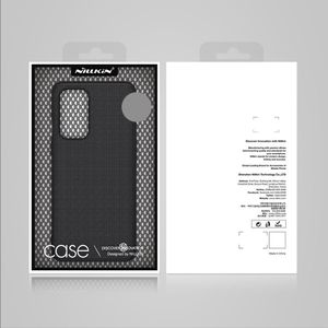 Nillkin Nillkin Textured Case wytrzymałe wzmocnione etui z żelową ramką i nylonem na tyle OnePlus 9 czarny 5