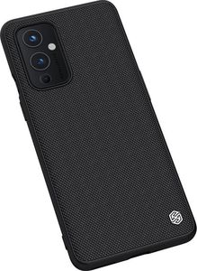 Nillkin Nillkin Textured Case wytrzymałe wzmocnione etui z żelową ramką i nylonem na tyle OnePlus 9 czarny 7