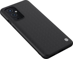 Nillkin Nillkin Textured Case wytrzymałe wzmocnione etui z żelową ramką i nylonem na tyle OnePlus 9 czarny 8