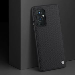 Nillkin Nillkin Textured Case wytrzymałe wzmocnione etui z żelową ramką i nylonem na tyle OnePlus 9 czarny 10