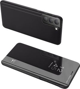 Hurtel Clear View Case futerał etui z klapką LG K62 / K52 / K42 czarny 1