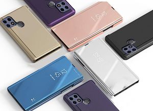 Hurtel Clear View Case futerał etui z klapką Oppo A15 czarny 6