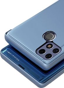 Hurtel Clear View Case futerał etui z klapką Oppo A15 czarny 9