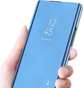 Hurtel Clear View Case futerał etui z klapką Oppo Reno 5 5G / Reno 5 4G czarny 6