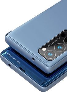 Hurtel Clear View Case futerał etui z klapką Oppo Reno 5 5G / Reno 5 4G czarny 9