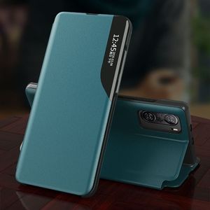 Hurtel Eco Leather View Case elegancki futerał etui z klapką i funkcją podstawki Xiaomi Redmi K40 Pro+ / K40 Pro / K40 / Poco F3 czerwony 6