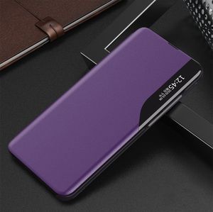 Hurtel Eco Leather View Case elegancki futerał etui z klapką i funkcją podstawki Samsung Galaxy A32 4G fioletowy 2