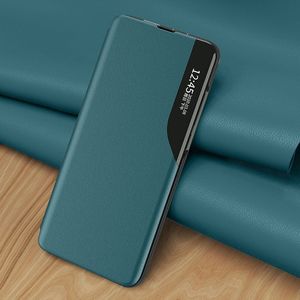 Hurtel Eco Leather View Case elegancki futerał etui z klapką i funkcją podstawki Samsung Galaxy A32 5G czerwony 8