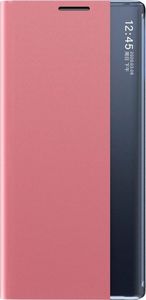 Hurtel Sleep Case pokrowiec etui z klapką typu Smart Cover Samsung Galaxy A32 5G różowy 2