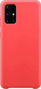 Hurtel Silicone Case elastyczne silikonowe etui pokrowiec Samsung Galaxy A72 4G czerwony 1