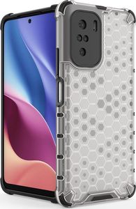 Hurtel Honeycomb etui pancerny pokrowiec z żelową ramką Xiaomi Redmi K40 Pro+ / K40 Pro / K40 / Poco F3 zielony 6