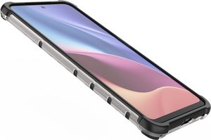 Hurtel Honeycomb etui pancerny pokrowiec z żelową ramką Xiaomi Redmi K40 Pro+ / K40 Pro / K40 / Poco F3 czerwony 12