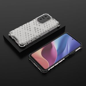 Hurtel Honeycomb etui pancerny pokrowiec z żelową ramką Xiaomi Redmi K40 Pro+ / K40 Pro / K40 / Poco F3 przezroczysty 11