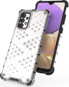 Hurtel Honeycomb etui pancerny pokrowiec z żelową ramką Samsung Galaxy A32 4G zielony 10