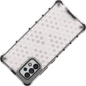 Hurtel Honeycomb etui pancerny pokrowiec z żelową ramką Samsung Galaxy A32 4G czerwony 8