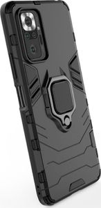 Hurtel Ring Armor pancerne hybrydowe etui pokrowiec + magnetyczny uchwyt Xiaomi Redmi Note 10 Pro czarny 7