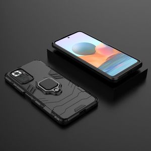 Hurtel Ring Armor pancerne hybrydowe etui pokrowiec + magnetyczny uchwyt Xiaomi Redmi Note 10 Pro czarny 8