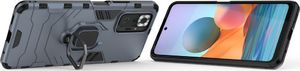 Hurtel Ring Armor pancerne hybrydowe etui pokrowiec + magnetyczny uchwyt Xiaomi Redmi Note 10 Pro niebieski 4