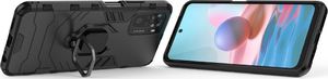 Hurtel Ring Armor pancerne hybrydowe etui pokrowiec + magnetyczny uchwyt Xiaomi Redmi Note 10 / Redmi Note 10S czarny 4
