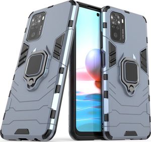 Hurtel Ring Armor pancerne hybrydowe etui pokrowiec + magnetyczny uchwyt Xiaomi Redmi Note 10 / Redmi Note 10S niebieski 2