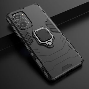 Hurtel Ring Armor pancerne hybrydowe etui pokrowiec + magnetyczny uchwyt Xiaomi Redmi K40 Pro+ / K40 Pro / K40 / Poco F3 czarny 8
