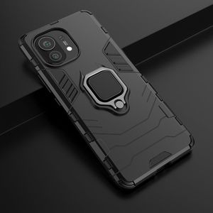 Hurtel Ring Armor pancerne hybrydowe etui pokrowiec + magnetyczny uchwyt Xiaomi Mi 11 czarny 8