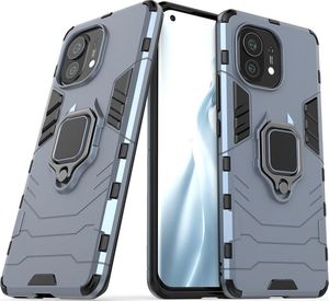 Hurtel Ring Armor pancerne hybrydowe etui pokrowiec + magnetyczny uchwyt Xiaomi Mi 11 niebieski 2