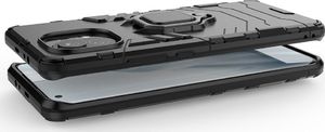 Hurtel Ring Armor pancerne hybrydowe etui pokrowiec + magnetyczny uchwyt Xiaomi Mi 11 niebieski 3