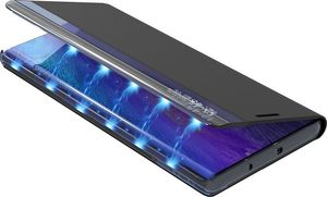 Hurtel Sleep Case pokrowiec etui z klapką typu Smart Cover Xiaomi Redmi Note 10 / Redmi Note 10S niebieski 5