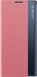 Hurtel Sleep Case pokrowiec etui z klapką typu Smart Cover Xiaomi Redmi Note 10 / Redmi Note 10S różowy 2