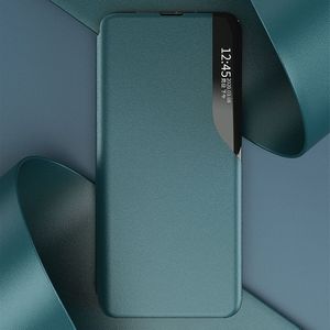 Hurtel Eco Leather View Case elegancki futerał etui z klapką i funkcją podstawki Xiaomi Redmi Note 10 / Redmi Note 10S fioletowy 6